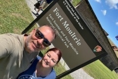 Tanja and Braam - Fort Moultrie